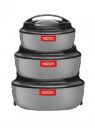 Milton Grey Set of 3 Ernesto Inner Steel Jr. Casseroles...