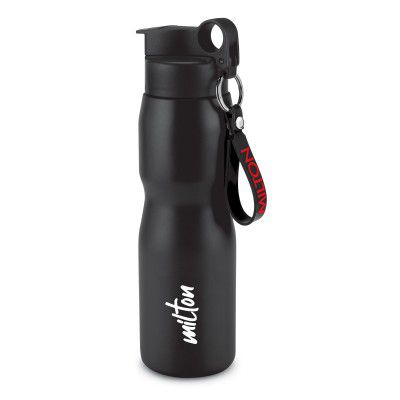 MILTON Grit 750 Stainless Steel Water Bottle 750 ml I Black
