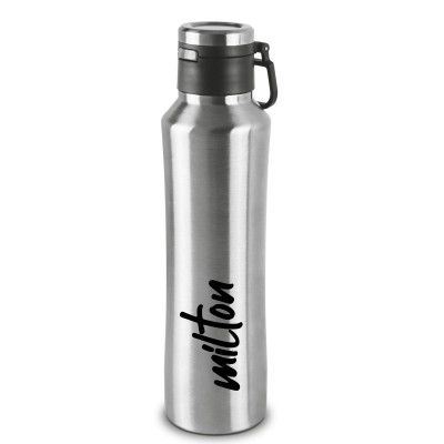 Milton Gulp 900 Thermosteel 24 Hours Hot or Cold Water Bottle, 770 ml, 1 Piece, Silver