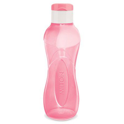 MILTON I Go Flip Plastic Water Bottle, 750 ml, Pink