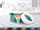 MILTON Imperial 2500 Stainless Steel Casserole 2100 ml, Aqua Green...