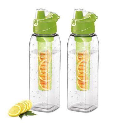 Milton Infuser Pet Water Bottle, 1 Litre Each, Set of 2