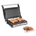 Milton Insta Grill Sandwich Maker, 180° Open Sandwich Griller and Toaster, 1000 Watt Sandwich Maker Electric Griller for Home, Auto Cut off, 2 Year Warranty, Silver...