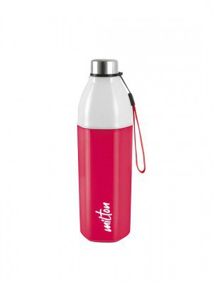 Milton Kool Hexone 1200 Red Colourblocked Plastic BPA Free Flask - 1.12L