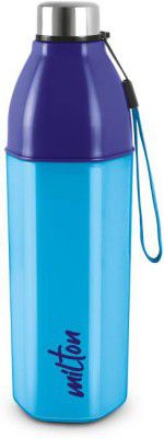 MILTON Kool Hexone 600 Insulated Water Bottle, 465 ml, Blue 465 ml Bottle  (Pack of 1, Blue, PET)