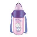Milton Kool Trendy 400 Kids Plastic Insulated Water Bottle with Straw, 370 ml, Sipper Bottle...