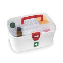 MILTON Medical Box, 1 Piece, White | Emergency Medical Box | Medicine Storage Box | Emergency Cabinet Organizer | Detachable Tray Medical Box | Medicine Organizer | Indoor Outdoor Medical Utility...