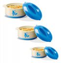 MILTON New Orchid Jr. Casserole Gift Set of 3, Blue...