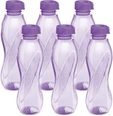 MILTON Oscar 1000 ml Bottle  (Pack of 6, Purple, PET)