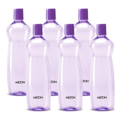 MILTON Paci2fic 1000 Water Bottle 1 Litre each, set of 6, Purple