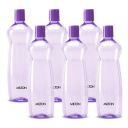 MILTON Pacific 1000 Water Bottle 1 Litre each, set of 6, Purple...