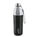 MILTON Plastic Kool Hexone 600 Insulated Water Bottle, 465 Ml, Black Leak Proof Easy Grip Bpa Free Easy to Carry Odourless...