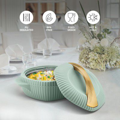 MILTON plastic Oyster 1500 PU Insulated Casserole, 1275 ml