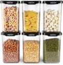 MILTON Plastic Utility Container  - 1100 ml (Pack of 6, Black)...