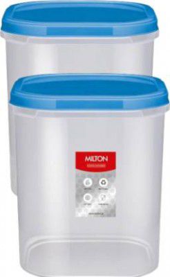 MILTON Plastic Utility Container - 2000 ml, 2000 ml (Pack of 2, White)