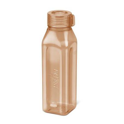 MILTON Prime 500 Water Bottle, 470 ml, Brown, Reusable Plastic Fridge Bottle, BPA Free and Leak Proof Waterbottle for School, Travel, Work