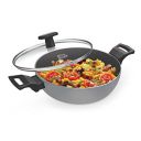 MILTON Pro cook Black Pearl Induction Kadhai, 22 cm / 2.1 Litre...