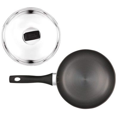 MILTON Pro cook Induction Cookware & Gas Stove Friendly Hard Anodized Non-Stick Fry Pan 26 cm/2.2 Litre