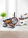 Milton Pro Cook Kitchen Jewel 5 Pcs Peach With Aluminium Induction Pressure Cooker 3 L...