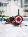 Milton Pro Cook Kitchen Pride Set of 3 Non-Induction Dishwasher Safe Flame Safe Non-Stick...