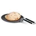 MILTON Pro cook Non-Stick Iron Concave Roti Tawa with Sturdy Stainless Steel Handle, 25 cm, Black...