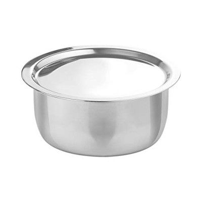 Milton Pro Cook TriPly Stainless Steel 20 cm Tope with SS Lid, 3.13 litres, Durable, Dishwasher Safe, Induction and Gas Ready