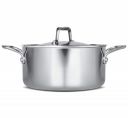MILTON Pro cook Triply Stainless-Steel Casserole Handi...