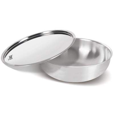 Milton Pro Cook Triply Stainless Steel Tasla with Lid, 30 cm / 5.7 Litre