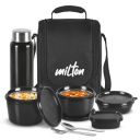MILTON Pro Lunch Tiffin (3 Microwave Safe Inner Steel Containers)...