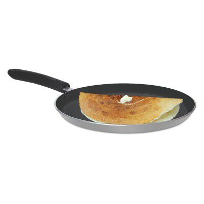 Milton Procook Black Pearl Omni Dosa Tawa with 3 Layers Non-Stick Coating 26 cm