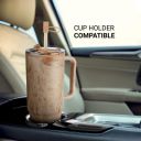 MILTON Puris 1200 Plastic Water Tumbler | 2-in1 Lid Sip or Gulp, 1200 ml, Coffee Brown...