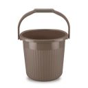 Milton Ritz 18 Plastic Bucket with Handle, 16 litres, Biskit | Home | Bathing | Storage | Bathroom | Multipurpose | Easy to Carry...