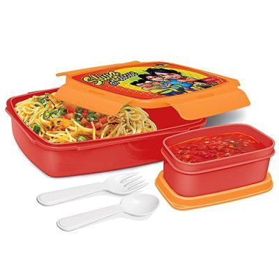 MILTON Rocker Tiffin Box for Kids, 900ml, Red