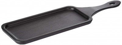 Milton Serving Melamine Bat, Black, (15.7 X 4.5)