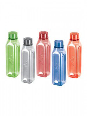Milton Prime Water, 1 Litre Each, 1000 ml PET Bottle (Pack of 5, Multicolor)