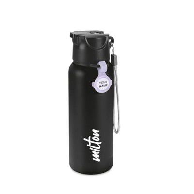 MILTON Sipstar 600 Stainless Steel Water Bottle with Sipper Lid - 560 ml