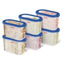 MILTON Stacko 360 Airtight Plastic Storage Containers Set of 6, 1200ml...