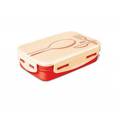 Milton Stainless Steel Tifin Box, 550 ml, Orange/Peach