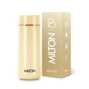 Milton Starlit 320 Thermosteel Compact ISI Certified Water Bottle, Vacuum Insulated Hot and Cold I SS304 Stainless Steel, Leak Proof I 310 ml, Ivory...