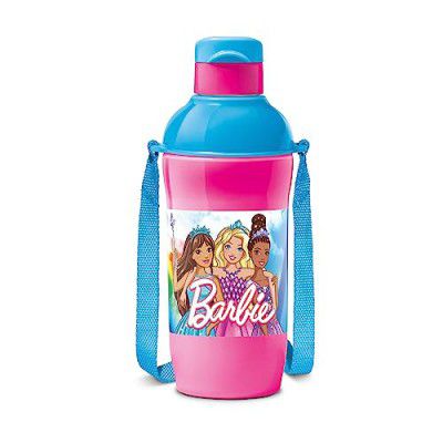 MILTON Steel Barbie 400 Insulated Inner Stainless Steel Kids Water Bottle, 390 ml
