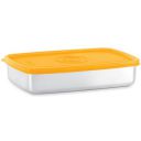MILTON Steel Pro Rectangular 1000 Stainless Steel Container, 1020 ml, Yellow...