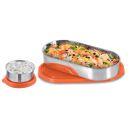 MILTON Steel Refresh Tiffin 650 Oval Container with Lid 675ml...
