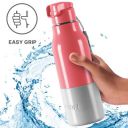 Milton Steel Sprint 600 Insulated Inner Stainless Steel Water Bottle, 510 ml, Pink ...