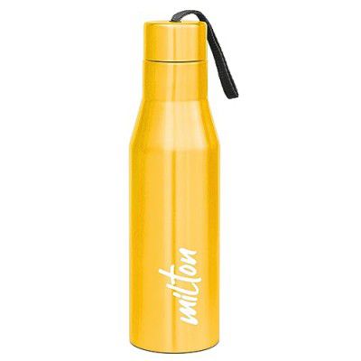MILTON Super 1000 Stainless Steel Water Bottle 1 ltr Yellow
