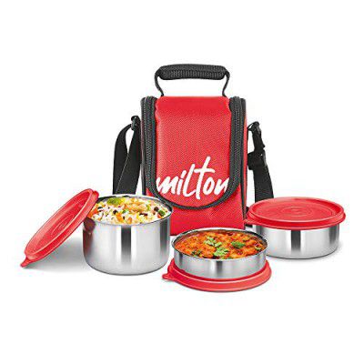 MILTON Tasty 4 Lunch Box with Insulated Fabric Jacket