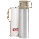 Milton Thermosteel Glassy 1000 - Water Bottle With Cup, 24 Hrs, Hot & Cold, Grey, 1 L (1 pc)...