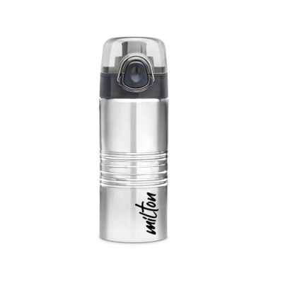 Milton Vogue Stainless Steel Water Bottle - 500 Ml, Silver