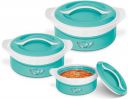 MILTON Zenith Jr Gift Set Pack of 3 Thermoware Casserole Set  (0.5 L, 1 L, 1.5 L)...