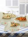 Milton Cream-Coloured Set of 3 Elegance Jr Inner Steel Casserole Gift Set...