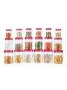 MiltonVitro Pet Jar Set 18 Pcs Red Wine Container 6 x 230ml 6 x 600ml & 6 x 1.18L...